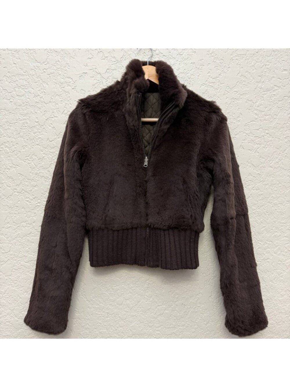 June Rabbit Fur Reversible Jacket - Picture 10 of 12